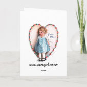 エレンH. Clapsaddle: 親愛なるお母さん カード (裏面)