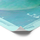 エレーション、ミント、アクアアジサイ ポスター (角)