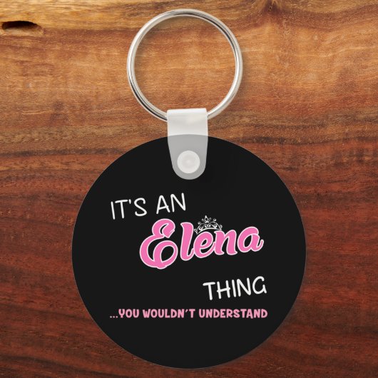 エレーナお前が名前を理解できないこと キーホルダー (正面)