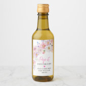 エロイズフローラベビーシャワーポップ・アートのIt ワインラベル (正面)