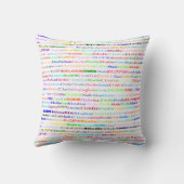 エロイ文字デザインII装飾用クッション クッション (裏面)