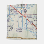 エロイFLヴィンテージマップ セラミックオーナメント (左)