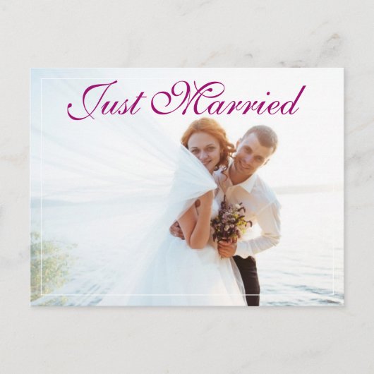 エロエレガントペメント結婚の 案内ポストカード (正面)