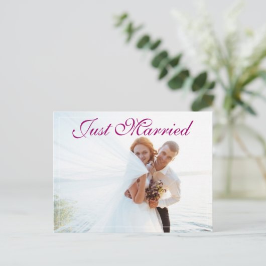 エロエレガントペメント結婚の 案内ポストカード (スタンド正面)