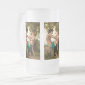 エロスから身を守る少女 フロストグラスビールジョッキ (正面左)