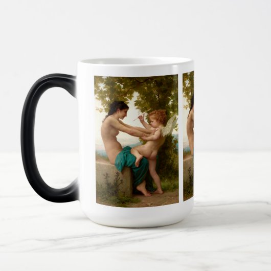 エロスから身を守る少女 モーフィングマグカップ (左)