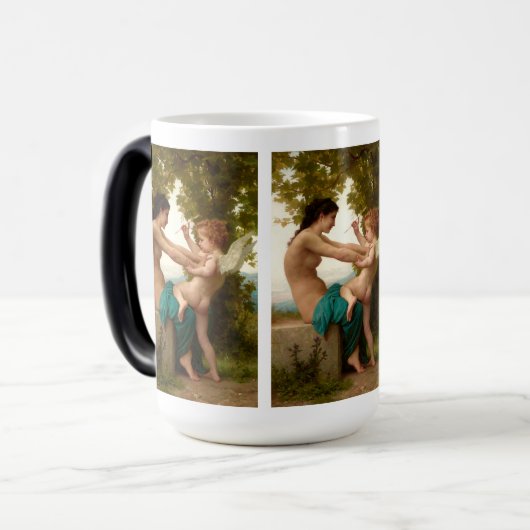 エロスから身を守る少女 モーフィングマグカップ (正面左)