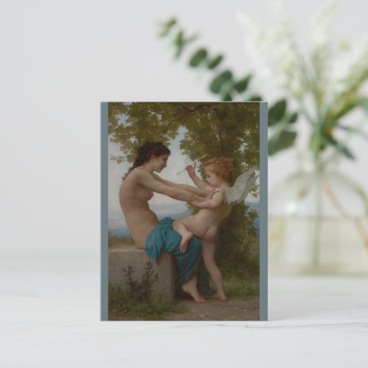 エロスに対抗するブーゲローの少女 ポストカード (スタンド正面)