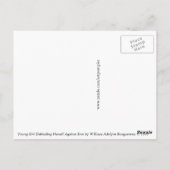 エロスに対抗するブーゲローの少女 ポストカード (裏面)