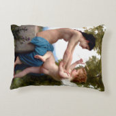 エロス・キューピッドから身を守絵画る少女 アクセントクッション (裏面)