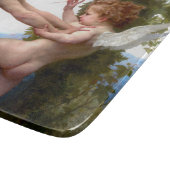 エロス・キューピッドから身を守絵画る少女 カッティングボード (角)