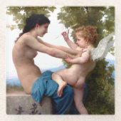 エロス・キューピッドファインアート ガラスコースター (正面)