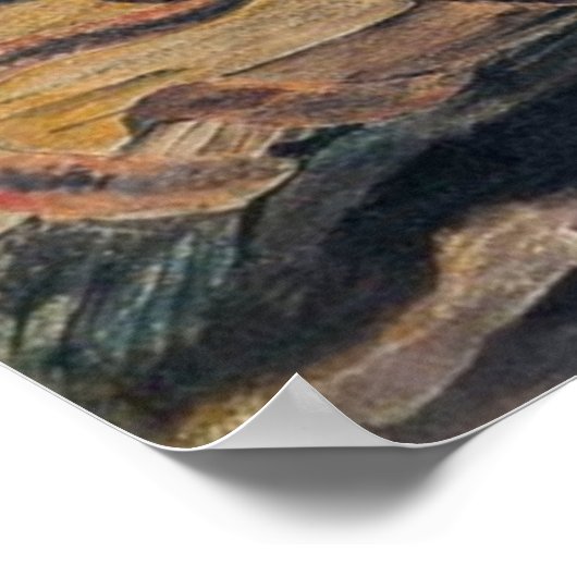 エロヒムがアダムを創造 ポスター (角)