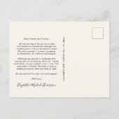 エロペミニマルメントの写真クリーム 案内ポストカード (裏面)