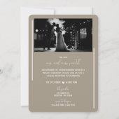 エロペミニマルメント披露宴招待状 |ニュートラル 招待状 (裏面)