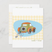 エロペメントアナウンス及びお祝い招待状 招待状 (正面/裏面)