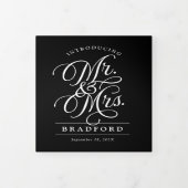 エロペメント夫妻のフォトギャラリーのご紹介 三つ折り招待状 (カバー)