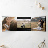 エロペメント夫妻のフォトギャラリーのご紹介 三つ折り招待状 (内部)