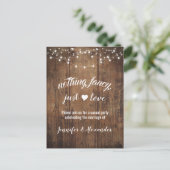 エロペ結婚メントの招待状 ポストカード (スタンド正面)