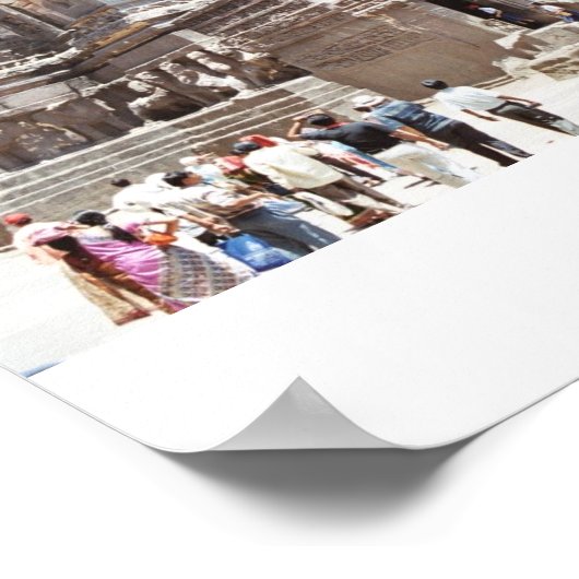 エロラ寺院 ポスター (角)