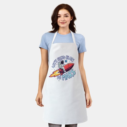 エロンを火星エプロンに エプロン (着用した状態)