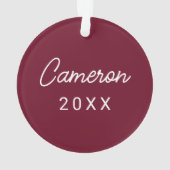 エロンフェニックスロゴ オーナメント (裏面)