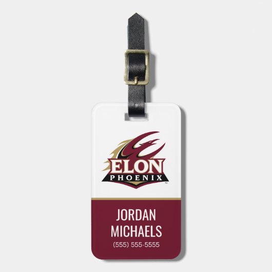 エロンフェニックス ラゲッジタグ (正面縦)