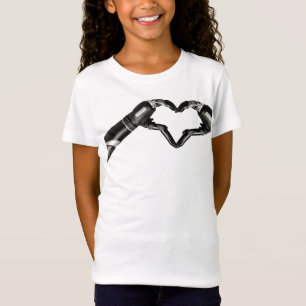エロンロボットハートムスク Tシャツ