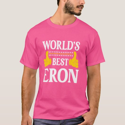 エロン個人おもしろい名ファーストネーム最高のWorld's E Tシャツ (正面)