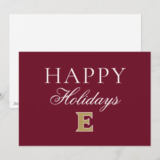 エロン大学のデザインをご覧ください！最新のアロゴ商品をこちらでゲット。クラス年、名前、クラブでカスタ シーズンカード (正面/裏面)