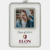 エロン大学エロン大学 | 20XXクラス シルバープレートフレームオーナメント (正面)