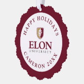 エロン大学 オーナメントカード (左)