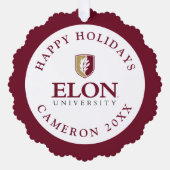 エロン大学 オーナメントカード (正面)