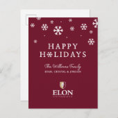 エロン大学 シーズンポストカード (正面/裏面)