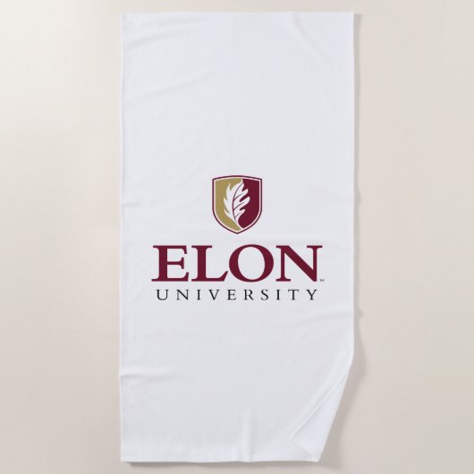エロン大学 ビーチタオル (正面)