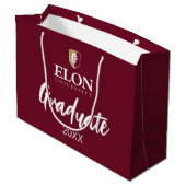 エロン大学 | 卒業20XX ラージペーパーバッグ (裏面アングル)
