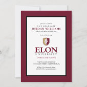 エロン大学 案内状 (正面)