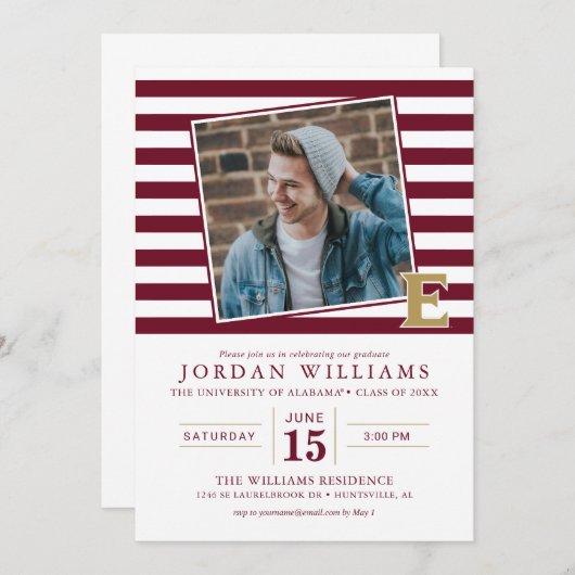 エロン大学 案内状 (正面/裏面)