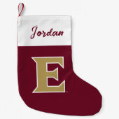 エロン大学E スモールクリスマスストッキング (正面)