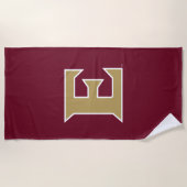 エロン大学E ビーチタオル (正面)