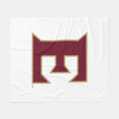 エロン大学E フリースブランケット (正面(横))