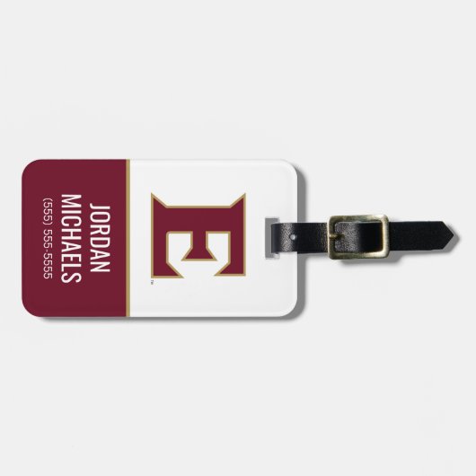 エロン大学E ラゲッジタグ (正面横)