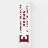 エロン大学E | 二酸素分級 横断幕 (縦)