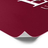 エロン大学E | 卒業 ポスター (角)