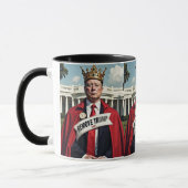 エロン・ムスク氏はSathire大統領 マグカップ (左)