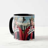 エロン・ムスク氏はSathire大統領 マグカップ (正面左)