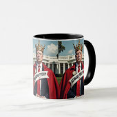 エロン・ムスク氏はSathire大統領 マグカップ (正面右)