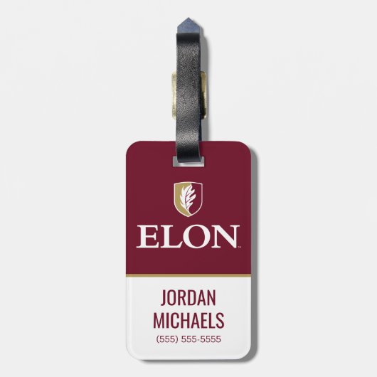 エロン ラゲッジタグ (裏面縦)