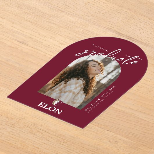 エロン | 卒業20XX アクリル招待状 (レイダウン)