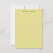 エロ芸術的パープルボホフローラ水彩色 出欠カード (裏面)